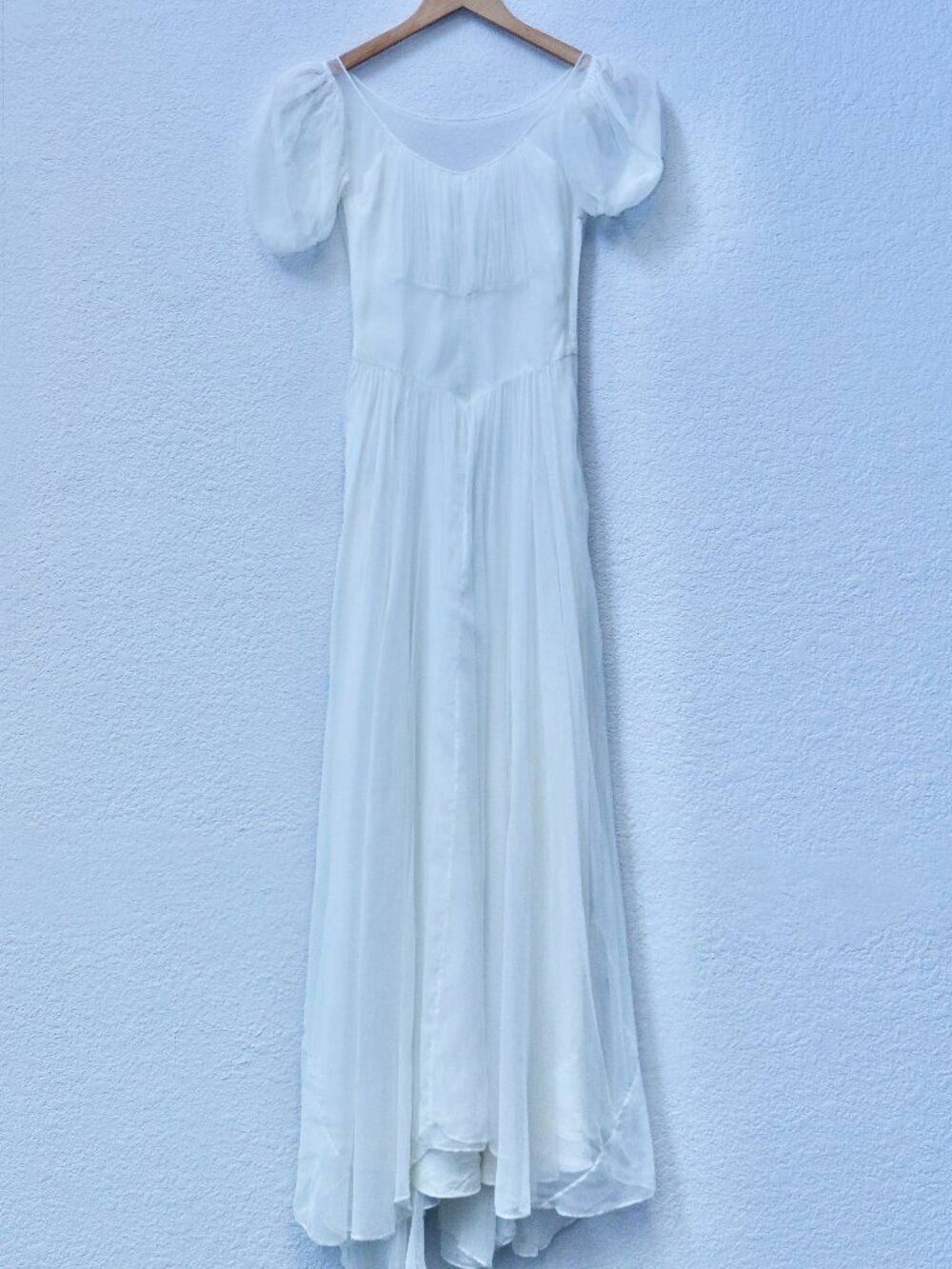 1950s Vintage Mindelle White (Wedding) Dress